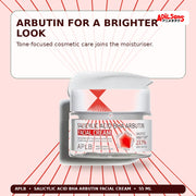 APLB Salicylic Acid BHA Arbutin Facial Cream 55ml — Arbutin For A Brighter Look — Adilsons