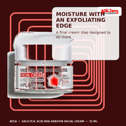 APLB Salicylic Acid BHA Arbutin Facial Cream 55ml — Moisture With An Exfoliating Edge — Adilsons
