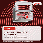 APLB Salicylic Acid BHA Arbutin Facial Cream 55ml — 55 Ml Of Targeted Moisture — Adilsons