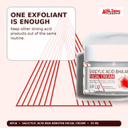 APLB Salicylic Acid BHA Arbutin Facial Cream 55ml — One Exfoliant Is Enough — Adilsons