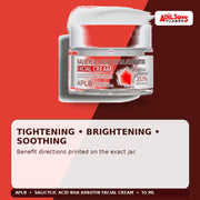 APLB Salicylic Acid BHA Arbutin Facial Cream 55ml — Tightening • Brightening • Soothing — Adilsons