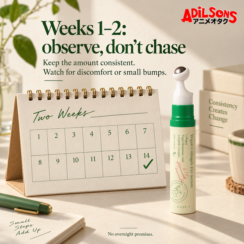 AXIS-Y Vegan Collagen Eye Serum 10ml — two week expectation | Adilsons creative 15