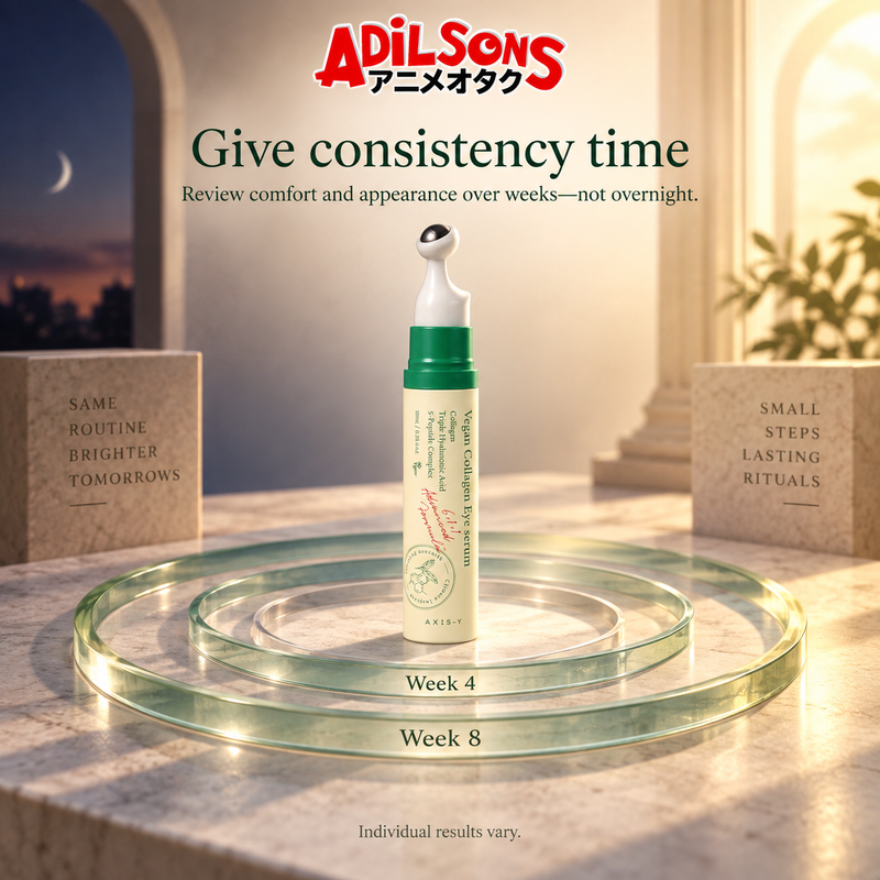 AXIS-Y Vegan Collagen Eye Serum 10ml — four eight week expectation | Adilsons creative 16