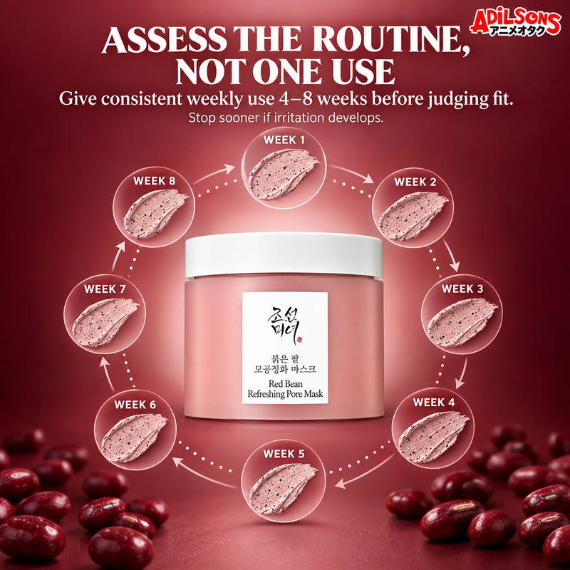 Beauty of Joseon Red Bean Refreshing Pore Mask 140ml — Usage guidance | Adilsons creative 16