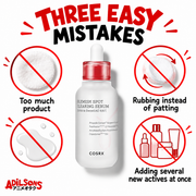 COSRX AC Collection Blemish Spot Clearing Serum — common mistakes | Adilsons creative 7