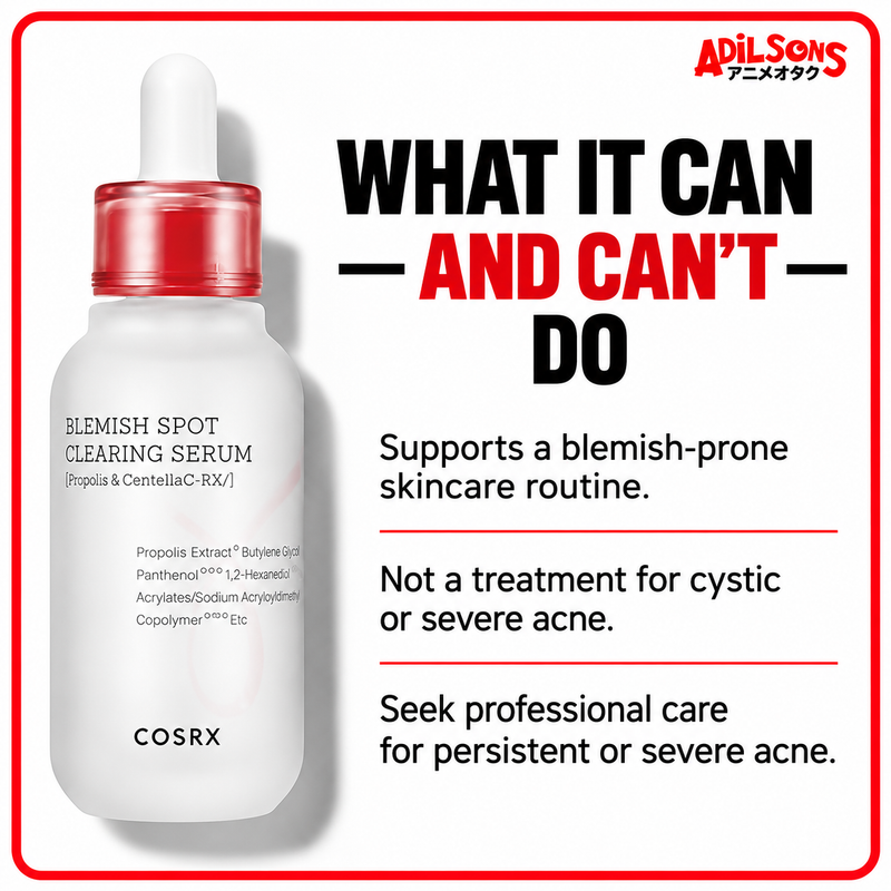 COSRX AC Collection Blemish Spot Clearing Serum — claims compliance | Adilsons creative 20