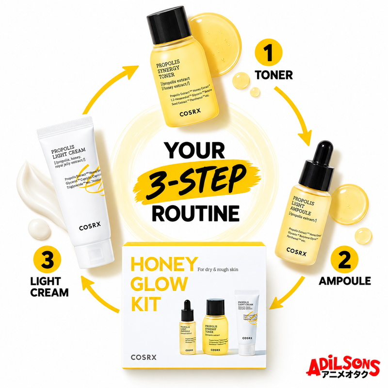 COSRX Full Fit Propolis Trial Kit 55ml — routine position | Adilsons creative 5