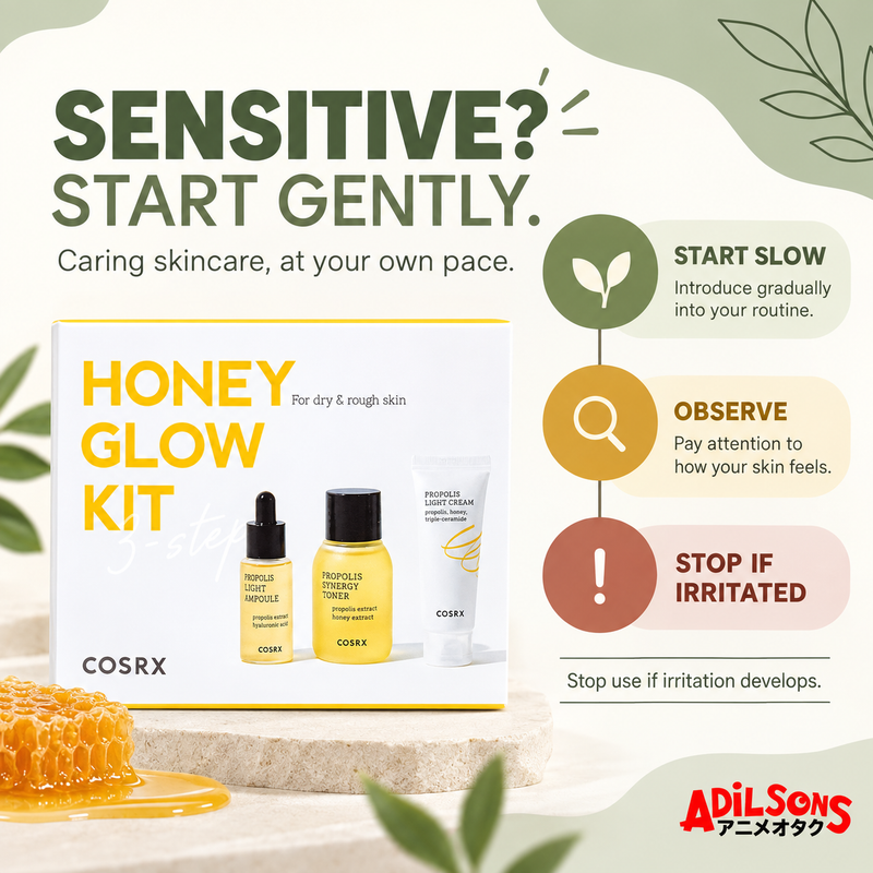 COSRX Full Fit Propolis Trial Kit 55ml — sensitive caution | Adilsons creative 10