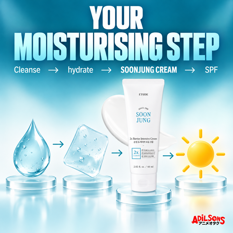 ETUDE SoonJung 2x Barrier Intensive Cream 60ml — routine position | Adilsons creative 5