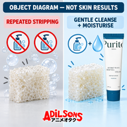 PURITO Seoul Hydro Wave Deep Sea Cream 50ml — object before after | Adilsons creative 4