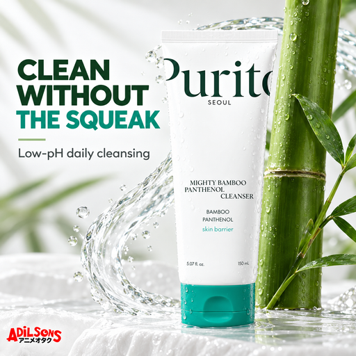 PURITO Seoul Mighty Bamboo Panthenol Cleanser 150ml — core benefit | Adilsons creative 1