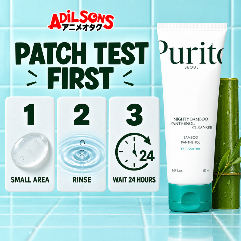 PURITO Seoul Mighty Bamboo Panthenol Cleanser 150ml — patch test | Adilsons creative 11