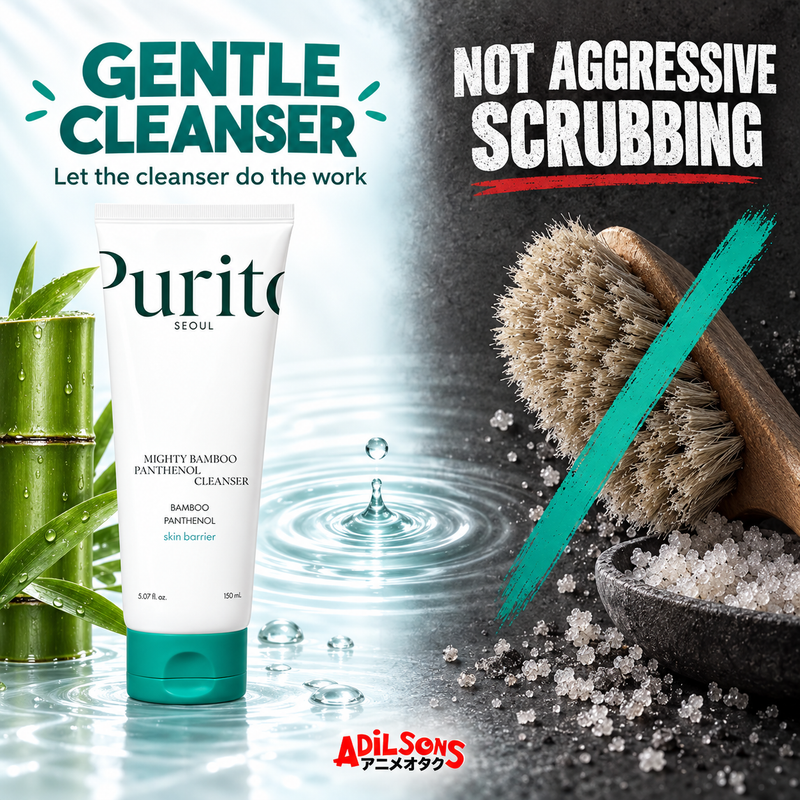 PURITO Seoul Mighty Bamboo Panthenol Cleanser 150ml — do not combine | Adilsons creative 18