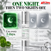 Adilsons Beauty ad for VT Reedle Shot 300 50 mL: One Night. Then Two Nights Off..