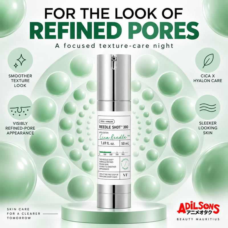 Adilsons Beauty ad for VT Reedle Shot 300 50 mL: For The Look Of Refined Pores.