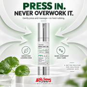 Adilsons Beauty ad for VT Reedle Shot 300 50 mL: Press In. Never Overwork It..