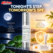 Adilsons Beauty ad for VT Reedle Shot 300 50 mL: Tonight’S Step. Tomorrow’S Spf..