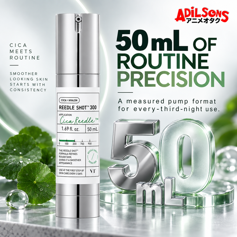 Adilsons Beauty ad for VT Reedle Shot 300 50 mL: 50 Ml Of Routine Precision.