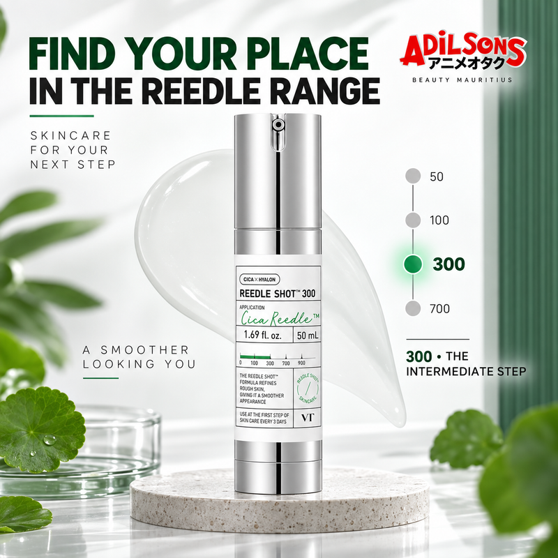 Adilsons Beauty ad for VT Reedle Shot 300 50 mL: Find Your Place In The Reedle Range.