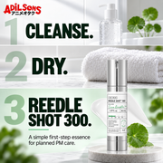 Adilsons Beauty ad for VT Reedle Shot 300 50 mL: Cleanse. Dry. Reedle Shot 300..