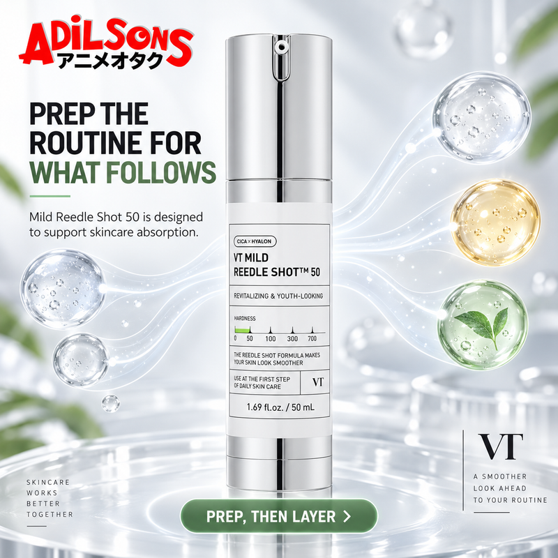 Adilsons sales creative for VT Mild Reedle Shot 50 50ml: Prep The Routine For What Follows.