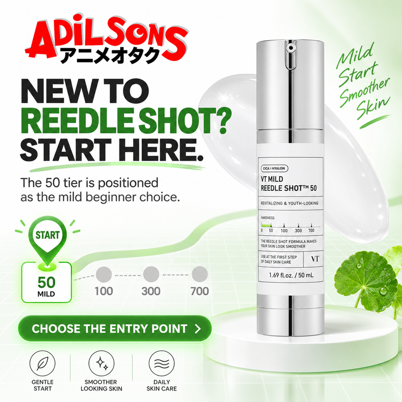 Adilsons sales creative for VT Mild Reedle Shot 50 50ml: New To Reedle Shot? Start Here..