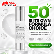 Adilsons sales creative for VT Mild Reedle Shot 50 50ml: 50 Is Its Own Formula Choice.
