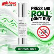 Adilsons sales creative for VT Mild Reedle Shot 50 50ml: Press And Roll, Don’T Rub.