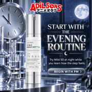 Adilsons sales creative for VT Mild Reedle Shot 50 50ml: Start With The Evening Routine.
