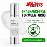 Adilsons sales creative for VT Mild Reedle Shot 50 50ml: Fragrance-Free Formula Focus.