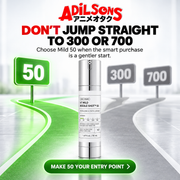 Adilsons sales creative for VT Mild Reedle Shot 50 50ml: Don’T Jump Straight To 300 Or 700.