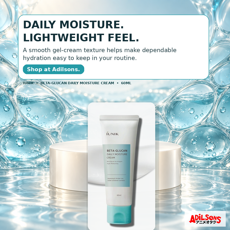 Adilsons Beauty guide for IUNIK Beta Glucan Daily Moisture Cream 60ml — creative 07.