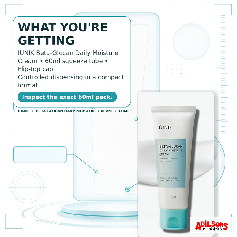 Adilsons Beauty guide for IUNIK Beta Glucan Daily Moisture Cream 60ml — creative 10.