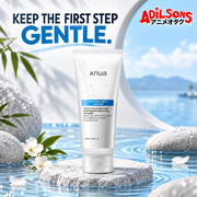 Anua 8 Hyaluronic Acid Moisturizing Gentle Gel Cleanser 150ml ad: Keep The First Step Gentle.