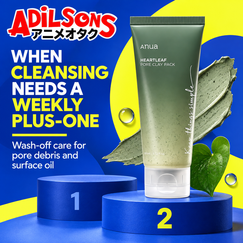 Adilsons ad for Anua Heartleaf Pore Clay Pack 100ml: When Cleansing Needs A Weekly Plus-One
