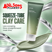 Adilsons ad for Anua Heartleaf Pore Clay Pack 100ml: Squeeze-Tube Clay Care