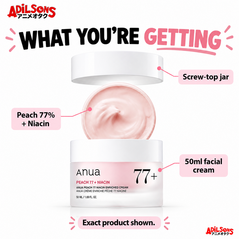 Adilsons Beauty guide for Anua Peach 77% Niacin Enriched Cream 50ml — creative 10.