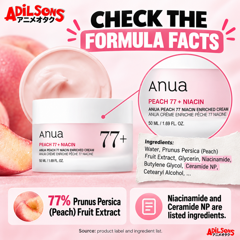 Adilsons Beauty guide for Anua Peach 77% Niacin Enriched Cream 50ml — creative 11.
