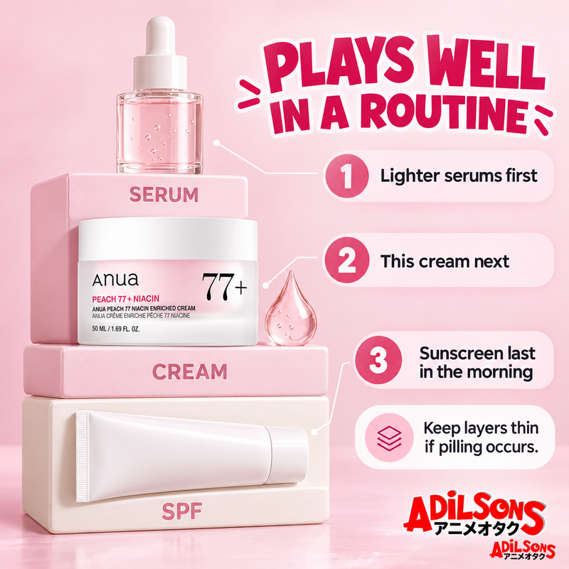 Adilsons Beauty guide for Anua Peach 77% Niacin Enriched Cream 50ml — creative 14.