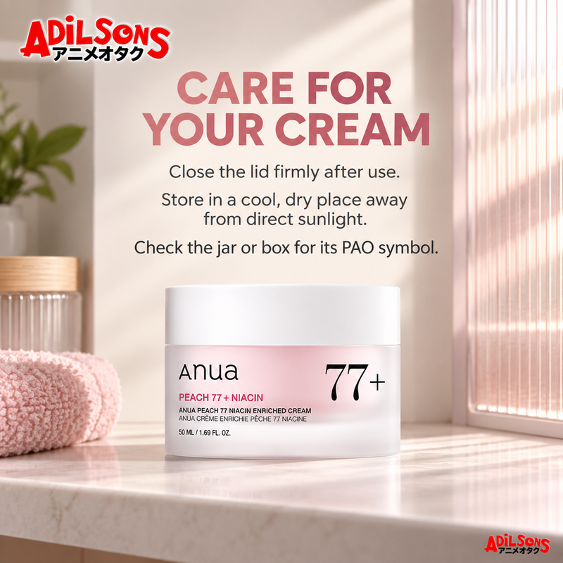 Adilsons Beauty guide for Anua Peach 77% Niacin Enriched Cream 50ml — creative 16.