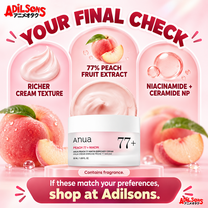 Adilsons Beauty guide for Anua Peach 77% Niacin Enriched Cream 50ml — creative 20.