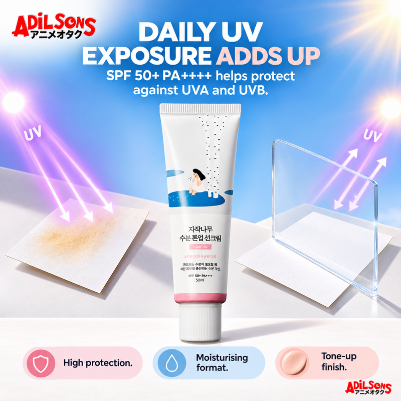 Adilsons Beauty guide for Round Lab Birch Juice Moisturizing Tone Up Sunscreen 50ml SPF50+ PA++++ — creative 02.