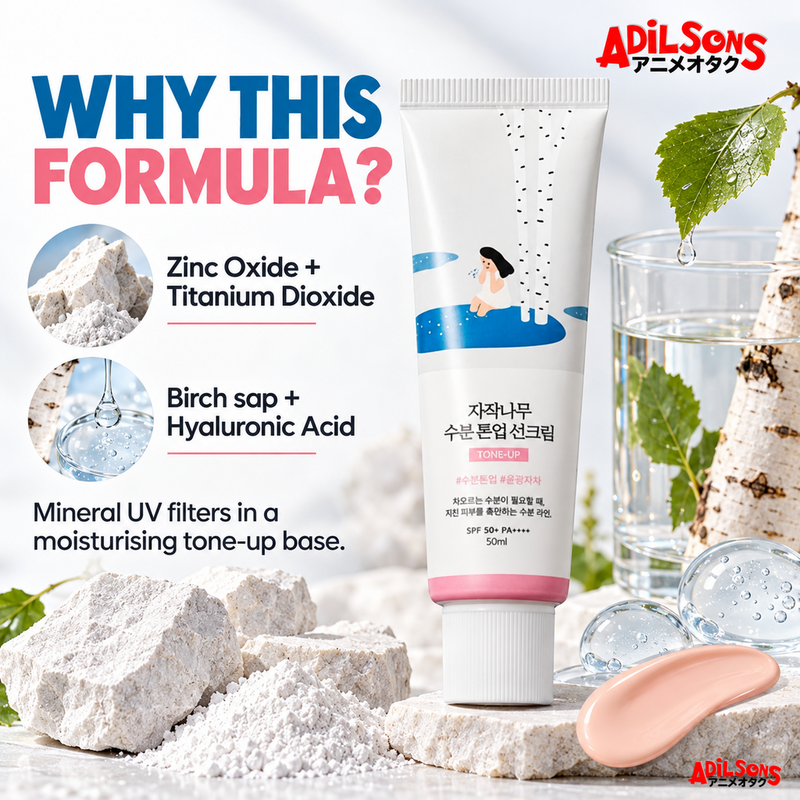 Adilsons Beauty guide for Round Lab Birch Juice Moisturizing Tone Up Sunscreen 50ml SPF50+ PA++++ — creative 05.