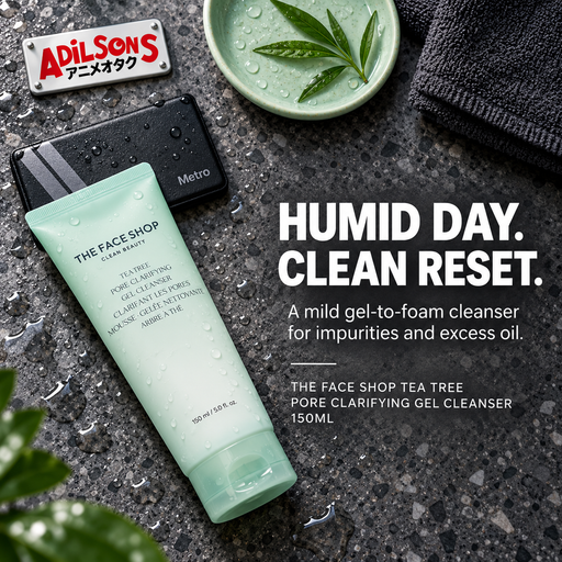 Adilsons Beauty guide for THE FACE SHOP Tea Tree Pore Clarifying Gel Cleanser 150ML — creative 01.