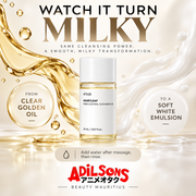 Adilsons Beauty ad for Anua Heartleaf Pore Control Cleansing Oil 20 mL: Watch It Turn Milky.