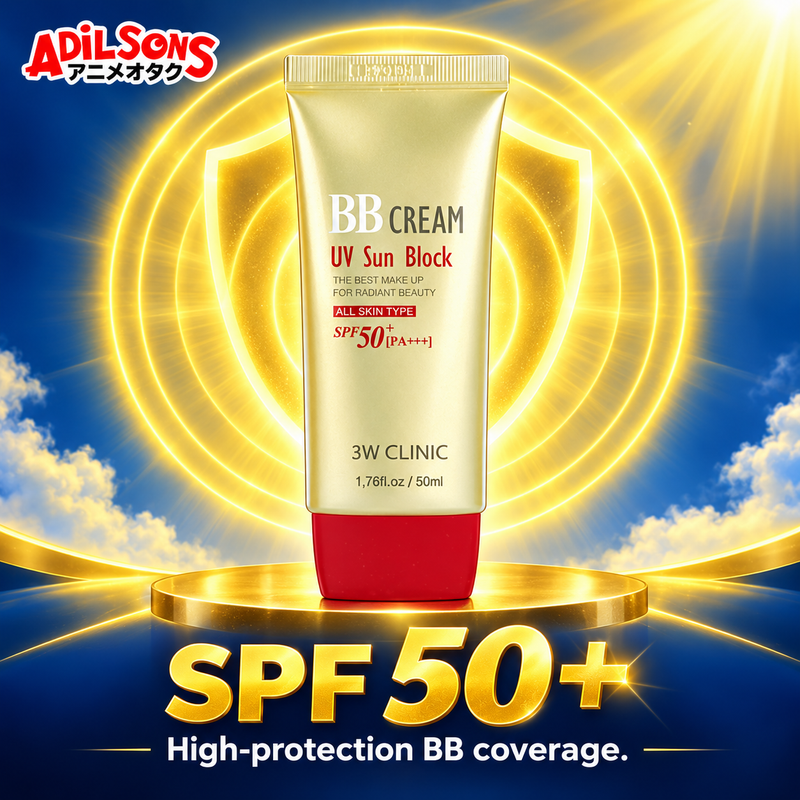 Adilsons Beauty 3W Clinic UV Sun Block BB Cream creative: Purchase for labeled high SPF