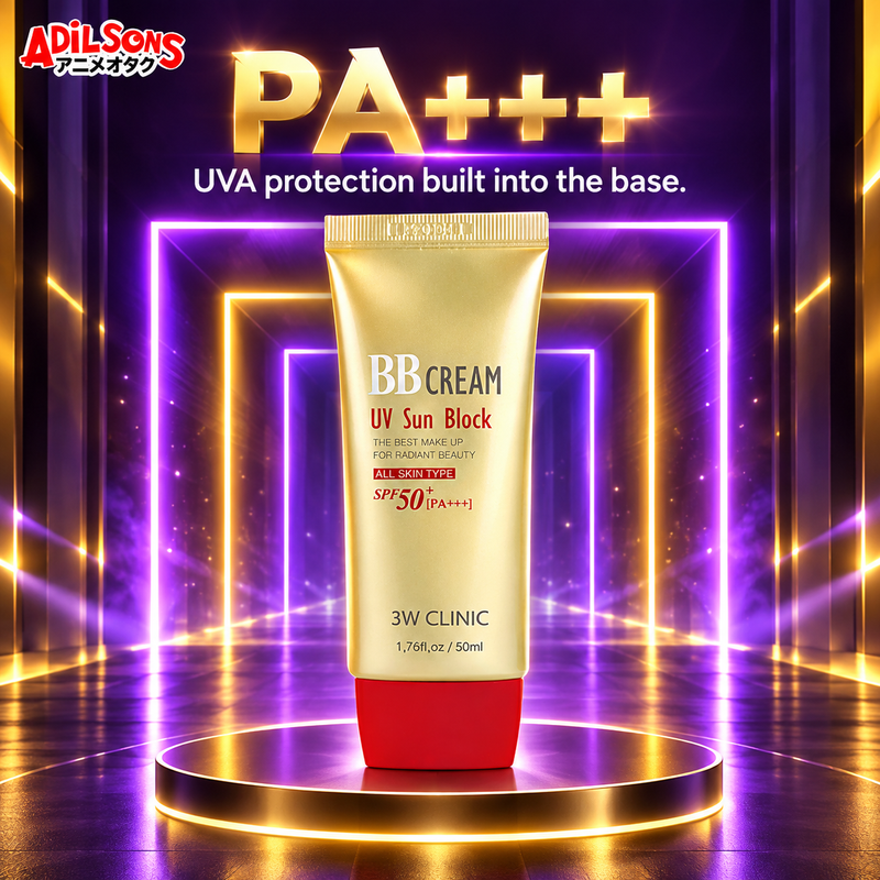 Adilsons Beauty 3W Clinic UV Sun Block BB Cream creative: Purchase for strong UVA protection grade