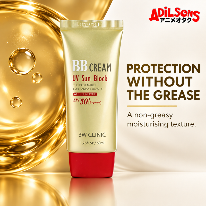 Adilsons Beauty 3W Clinic UV Sun Block BB Cream creative: Purchase for non-greasy feel