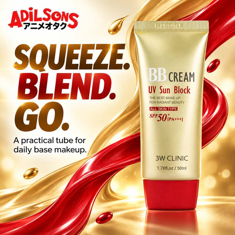 Adilsons Beauty 3W Clinic UV Sun Block BB Cream creative: Purchase for squeeze-tube format