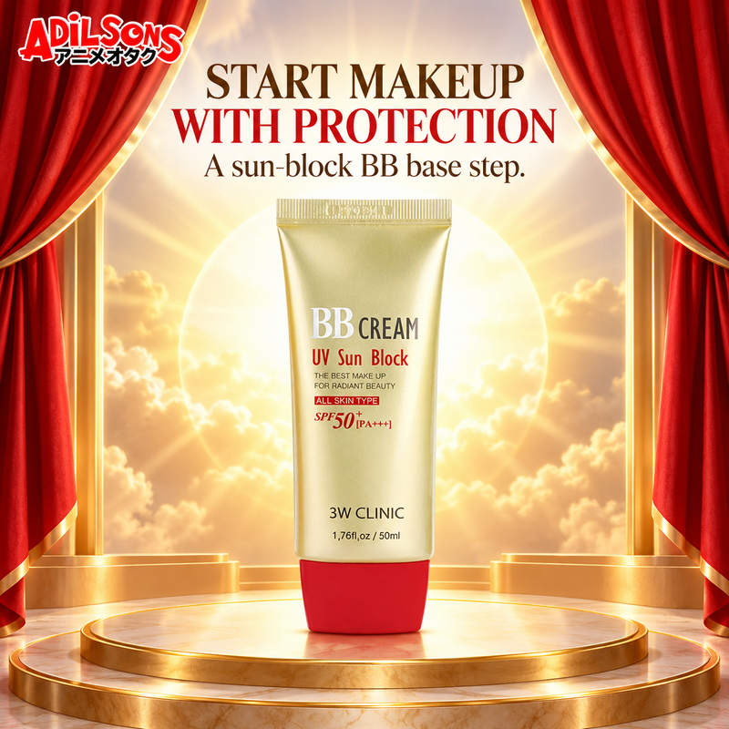 Adilsons Beauty 3W Clinic UV Sun Block BB Cream creative: Purchase for use as a makeup base